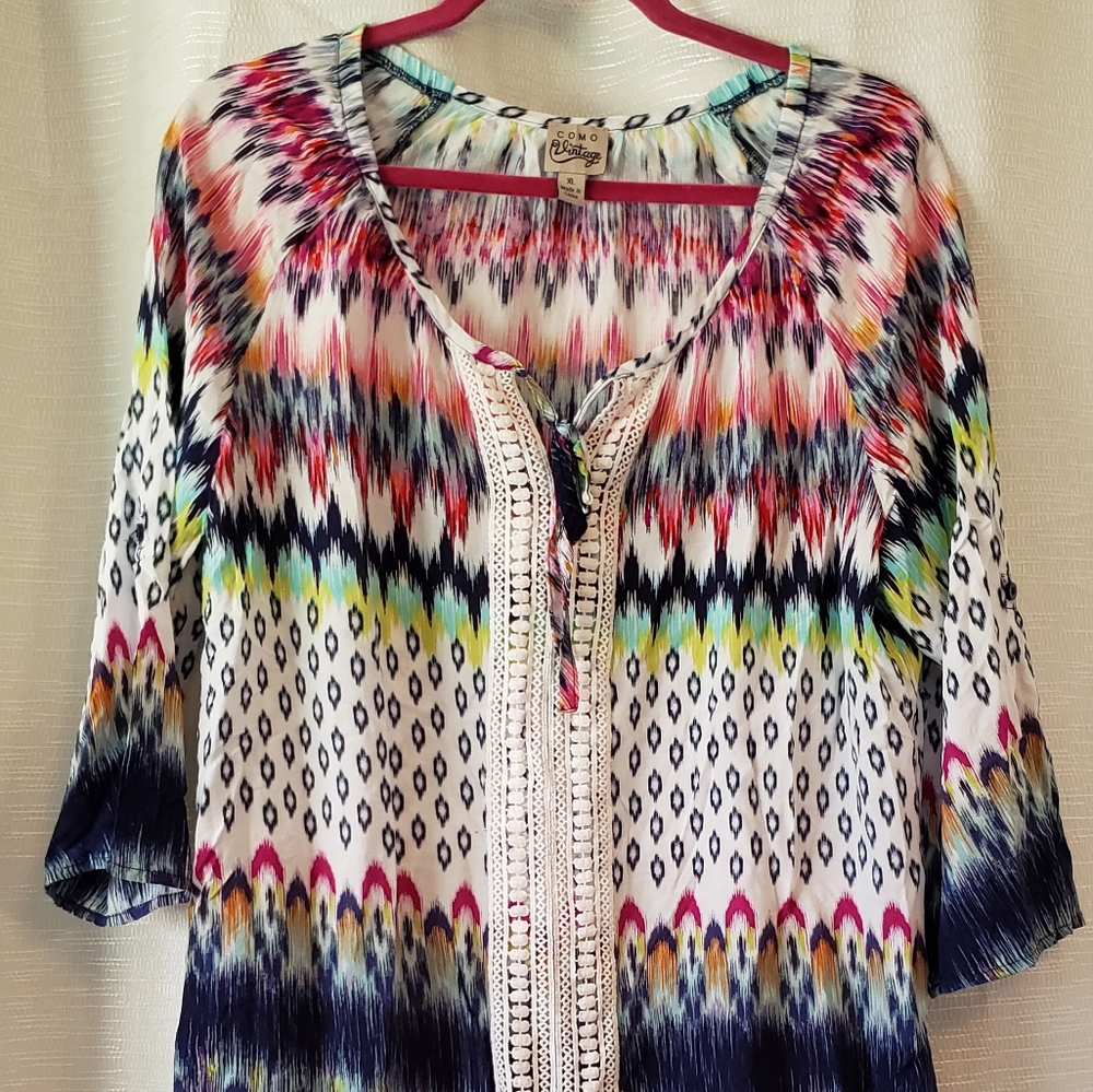 Lightweight 3/4 sleeve top